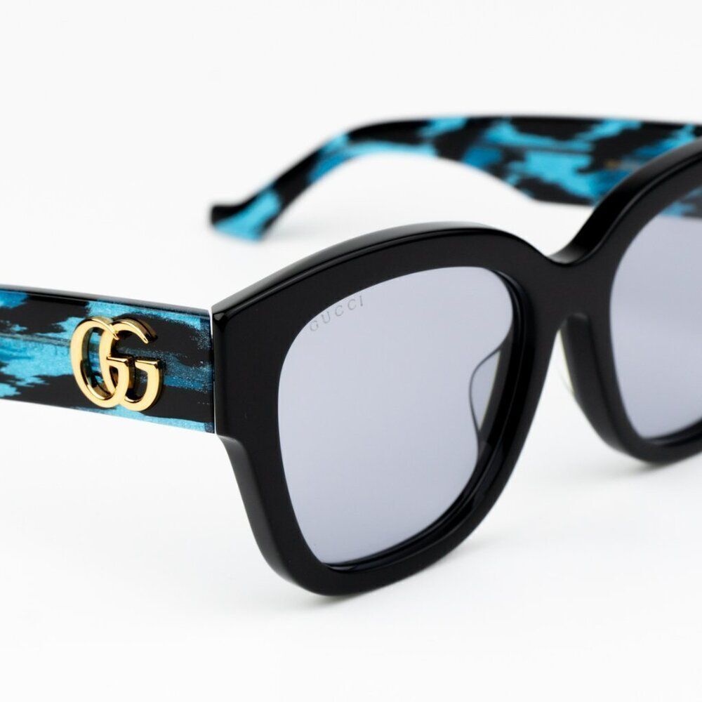 NEW Gucci GG1550SK 003 Black Violet Women Square Sunglasses GG 1550SK - Picture 7 of 10